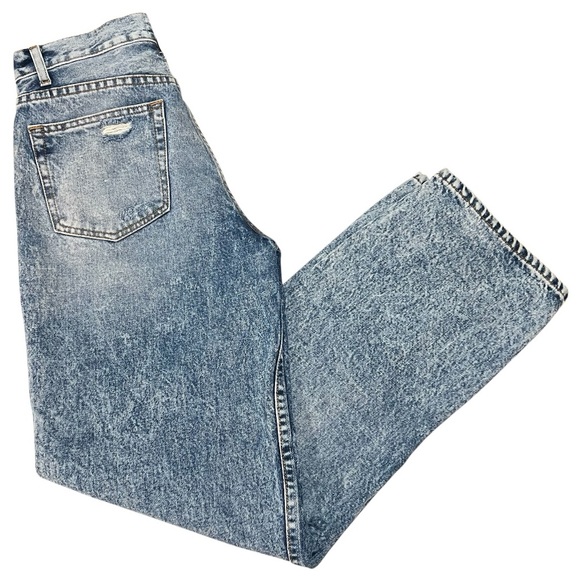 Boyish Ziggy High Rise Distressed Straight Leg Jeans His Girl Friday Women’s 26 - Picture 8 of 13